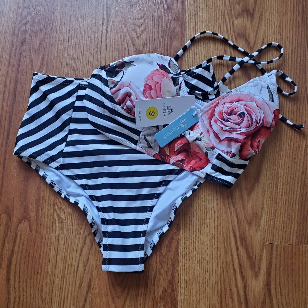 Cupshe 2 piece bathsuit size small